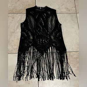 Zara Black Lace top